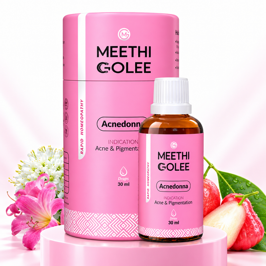 Acnedonna Acne & Pigmentation Support Drops | 5-Remedy Skin-Focused 6C + 30C Advanced Homeopathic Formula | 30 ml