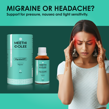 Meethi Golee Migraine Care Oral Drops- 30ML