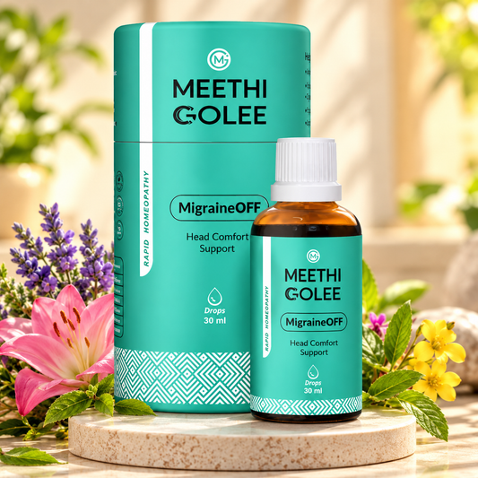 MigraineOFF Advanced 2.0 Homeopathic Drops for Headache & Migraine Support | Natural Head Comfort Formula | 30 ml