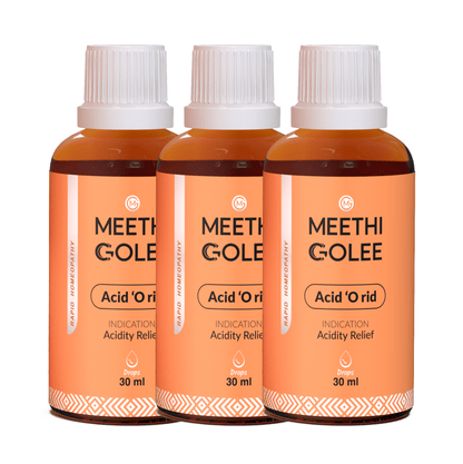 Advanced HOMEOPATHY 2.0 for Acidity and Heartburn Support | Oral Drops | 30 ml - Meethi Golee